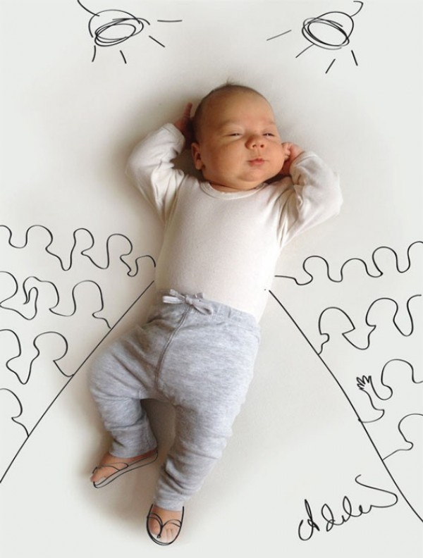 Cute and Creative Baby Illustrations by Adele Enersen (1)